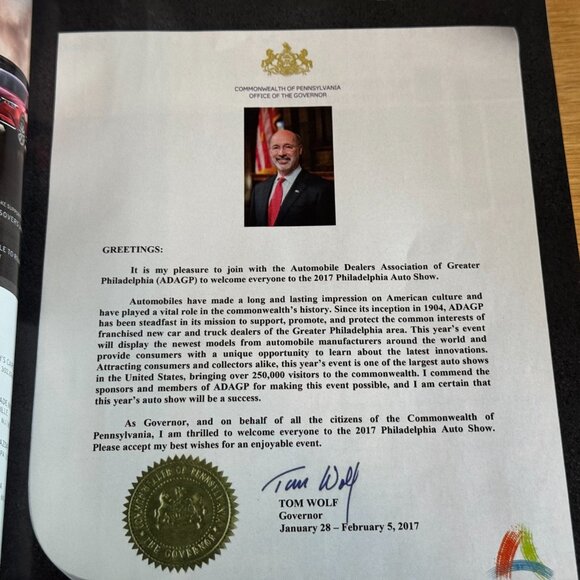 The Philadelphia Auto Show 2017 Program Book, Souvenir Catalog, 2017 - Picture 12 of 16